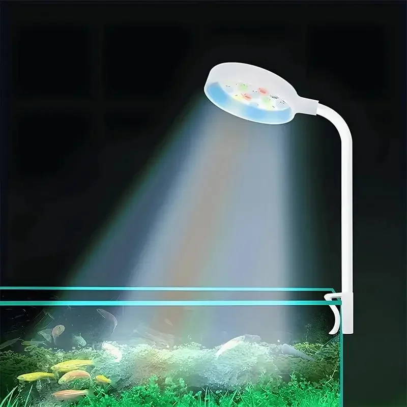 Aquarium Marine Lights - Aquariumlicht met adapter LED-clip op aquariumlicht,