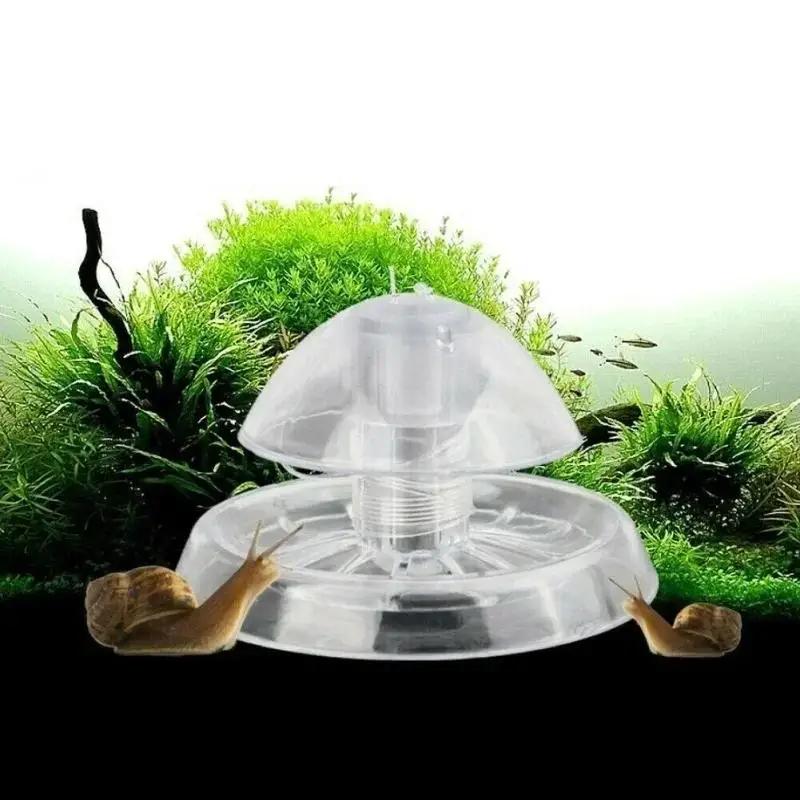 Marine Aquarium - 2026 Nieuwe 6/8CM Transparante Plastic Slakkenval