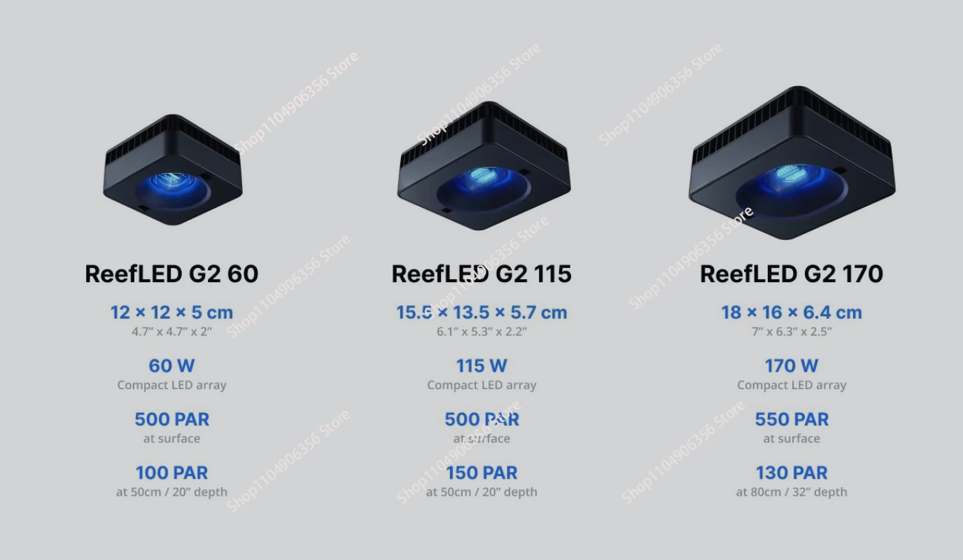 Aquarium Marine Lights - Nieuwe LED 60W aquariumverlichting, beste flits-efficiëntie,