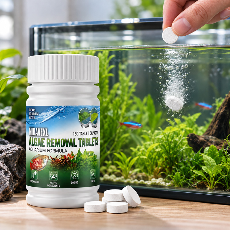 Ocean Aquarium - MIRAVEXL 150 tabletten, algenverwijderaar voor aquaria,