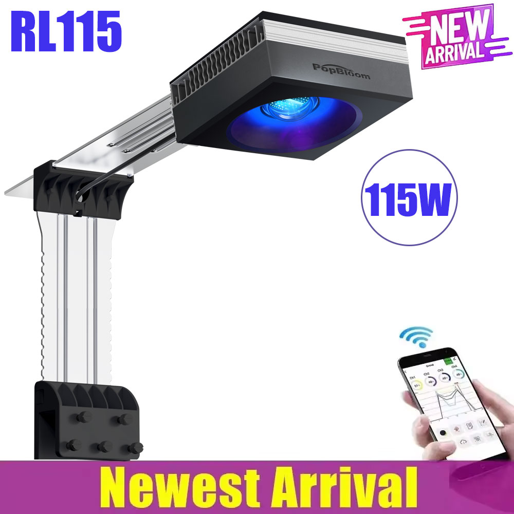 Reef Lighting - PopBloom WiFi Aquarium LED-licht RL60/RL90/RL115, professionele