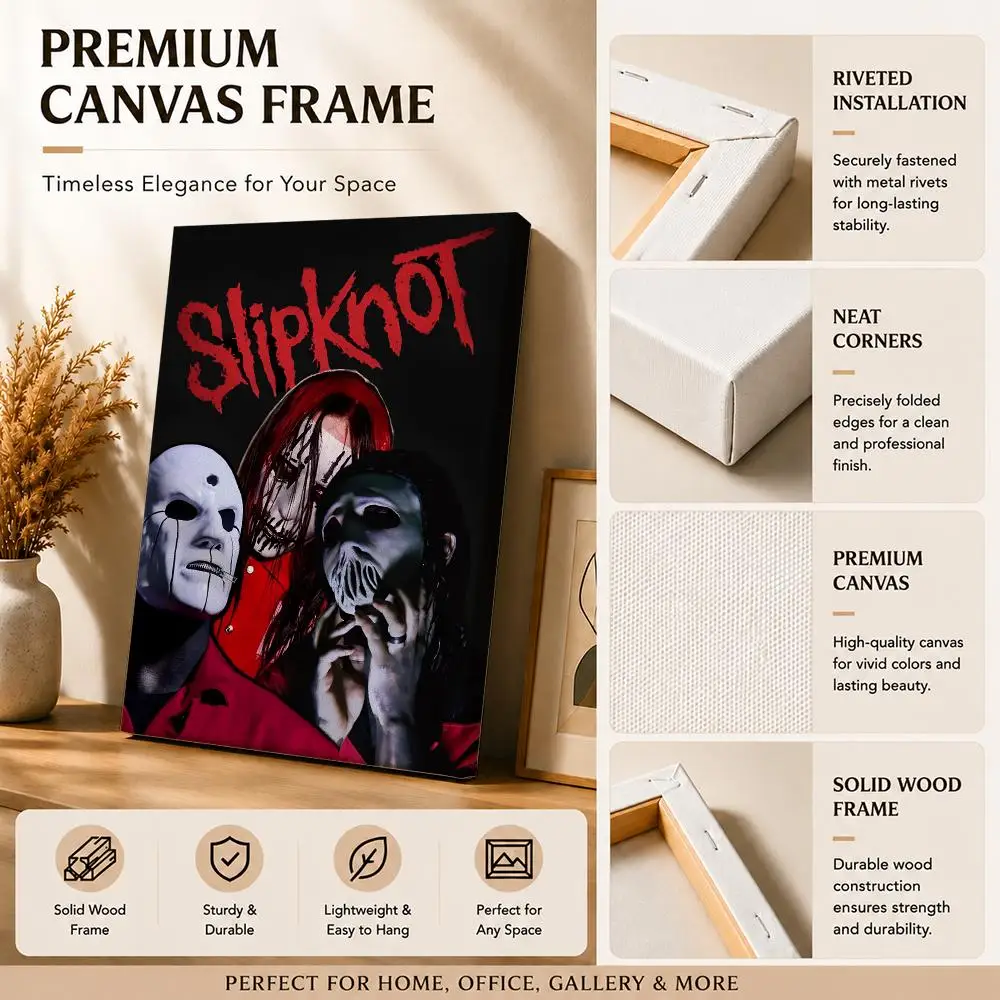 Rockband S-S-Slipknot, metalen - Live Rock recensie en prijs