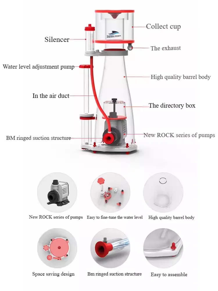 220-240V 50Hz Bubble Magus Cur - Reef Tank Filter recensie en prijs