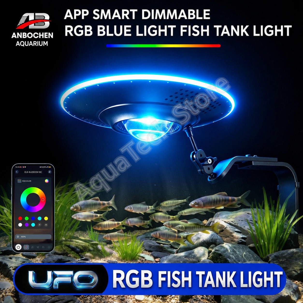 ANBOCHEN UFO RGB LED Aquariumv - Reef Lighting recensie en prijs